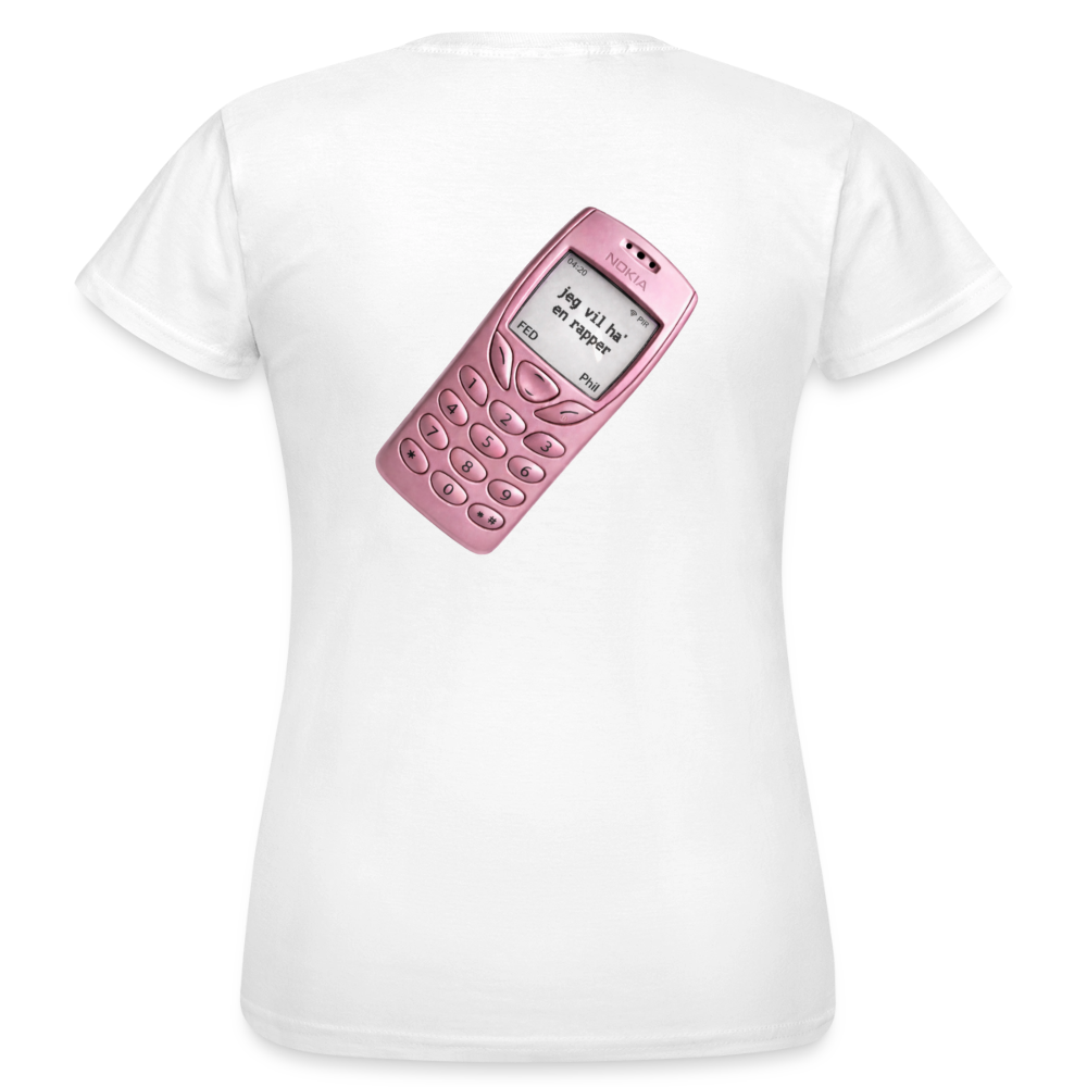 Jeg vil ha' en rapper - Women's T-Shirt - white